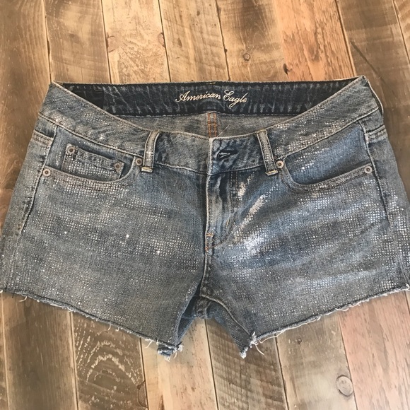 Glitter American Eagle shorts - Picture 2 of 6